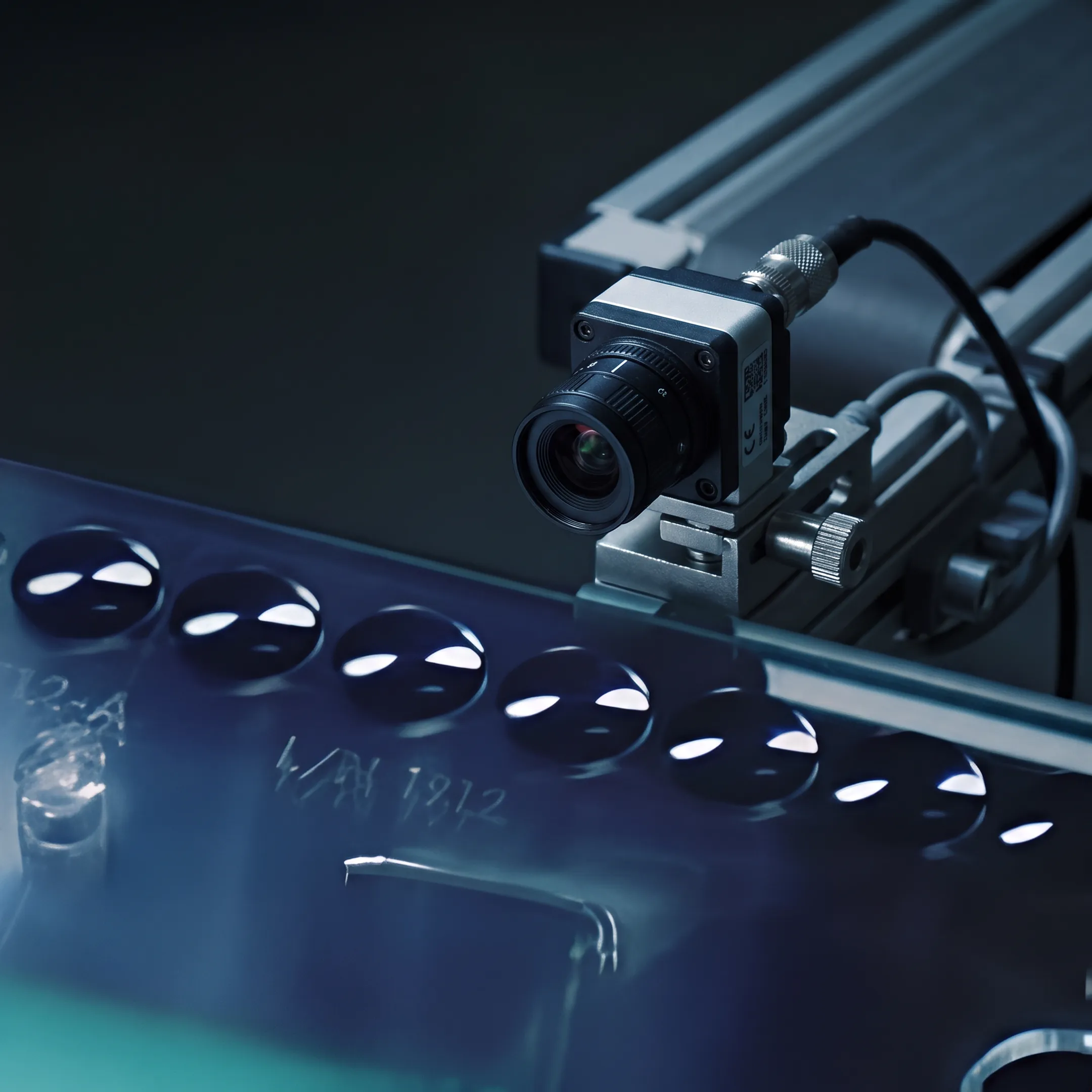 Precision polymer lens for a robotic vision system