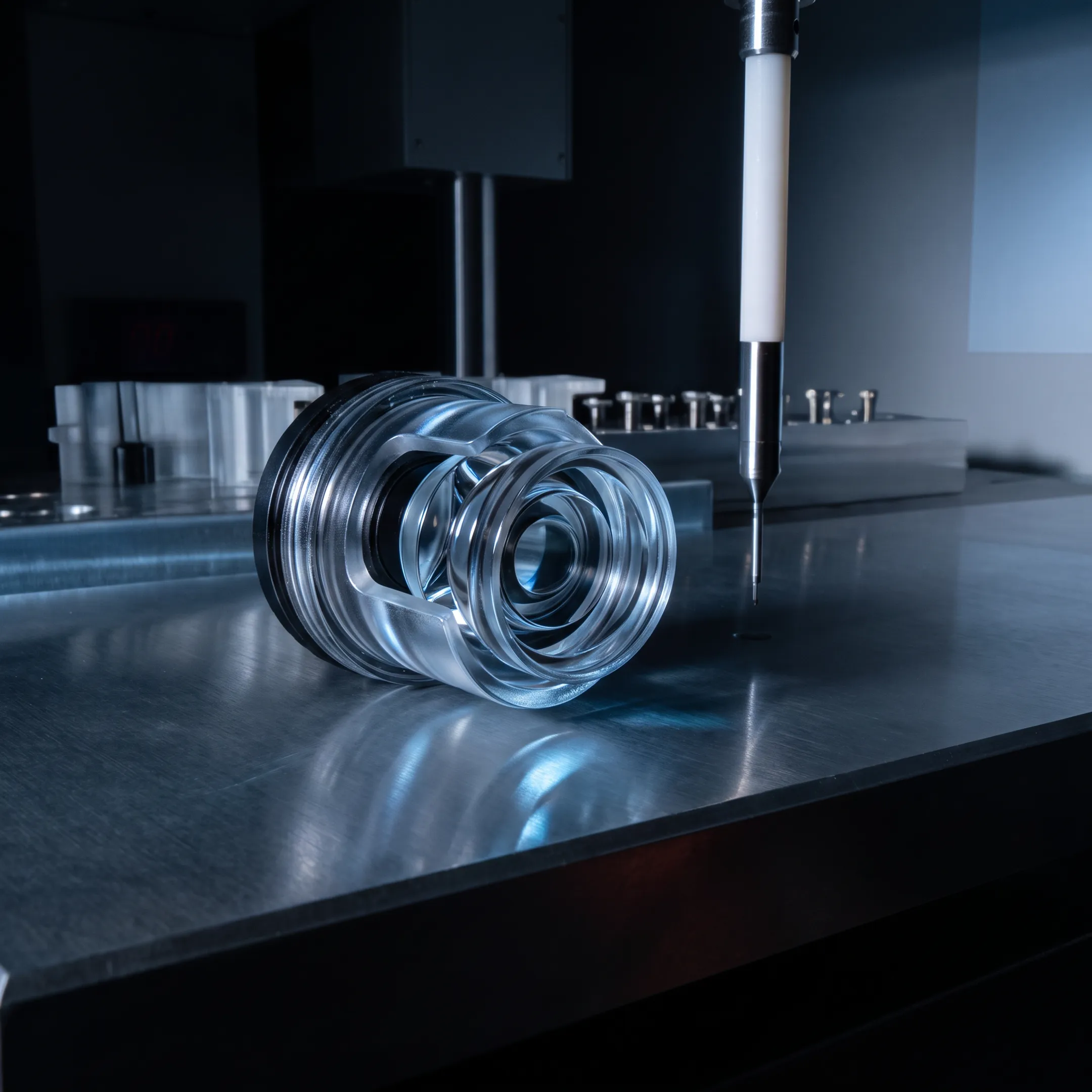 Precision depth camera lens assembly