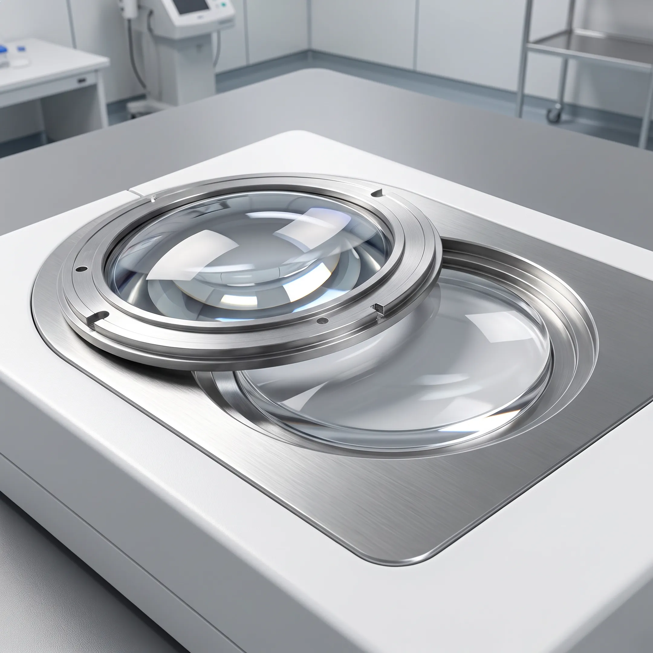 Precision polymer optic for a medical device
