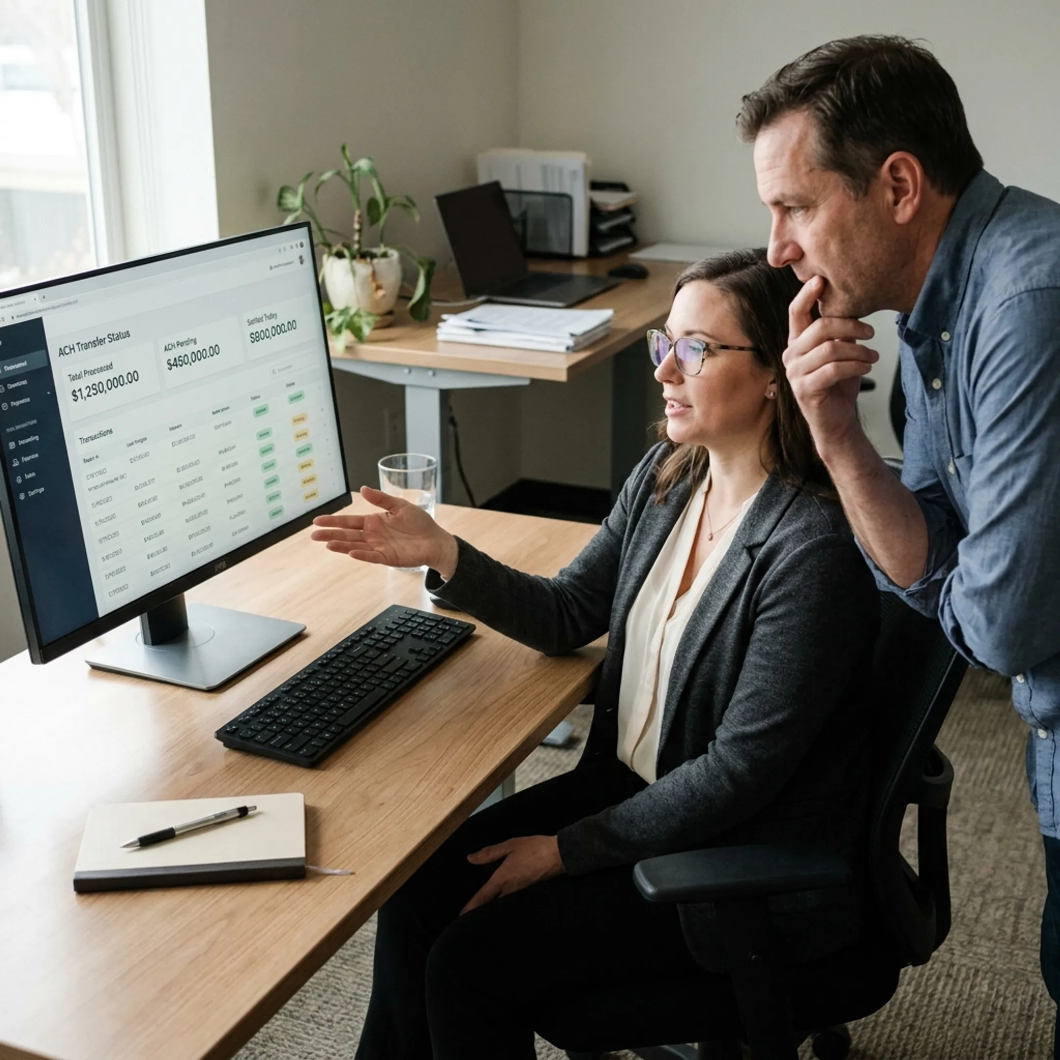 Secure ACH payment processing for addiction treatment center