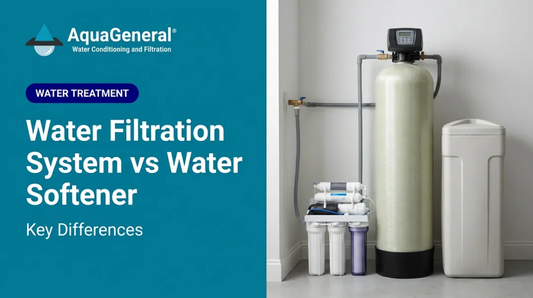 Water Filtration System vs Water Softener: Key Differences
