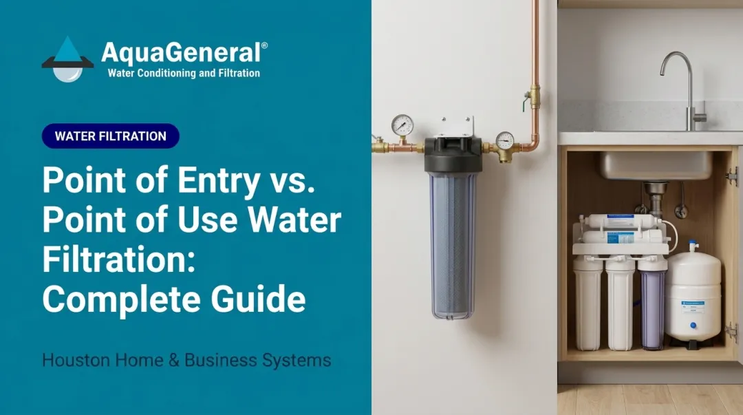 Point of Entry vs. Point of Use Water Filtration: Complete Guide