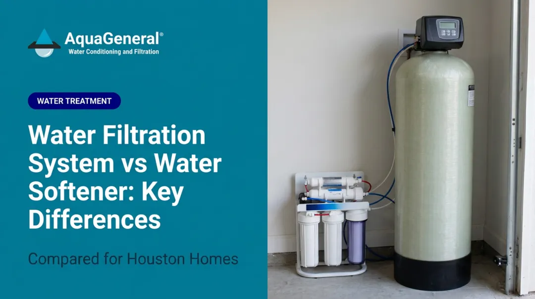 Water Filtration System vs Water Softener: Key Differences