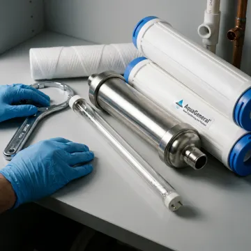 UV lamp replacement bulb for water filter system
