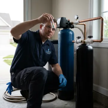 Whole house water filtration system for fluoride reduction