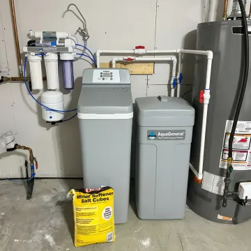 Water treatment system in a Sugar Land home