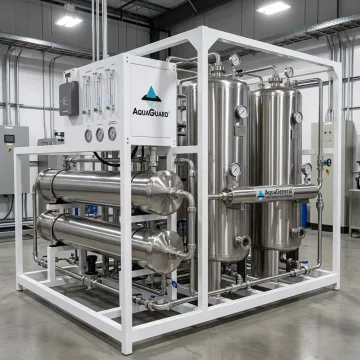Custom water treatment equipment for a pharmaceutical lab
