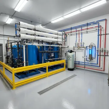 Hospital water treatment and sterilization system
