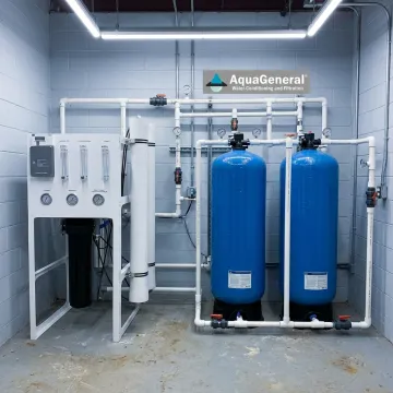 Water demineralization system equipment