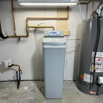 Water conditioner system installed in a home