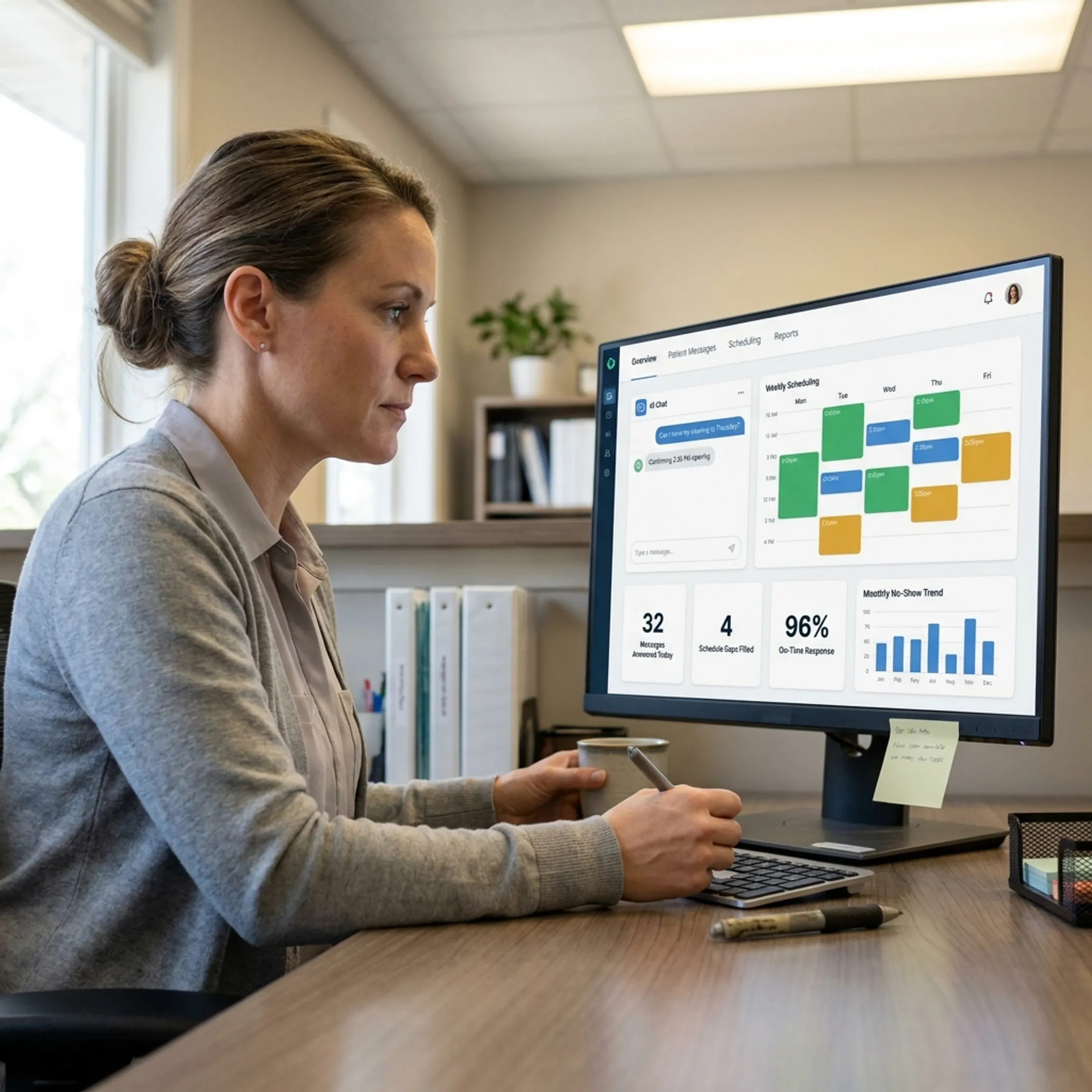 AI chatbot integration connecting dental patient communication with practice systems