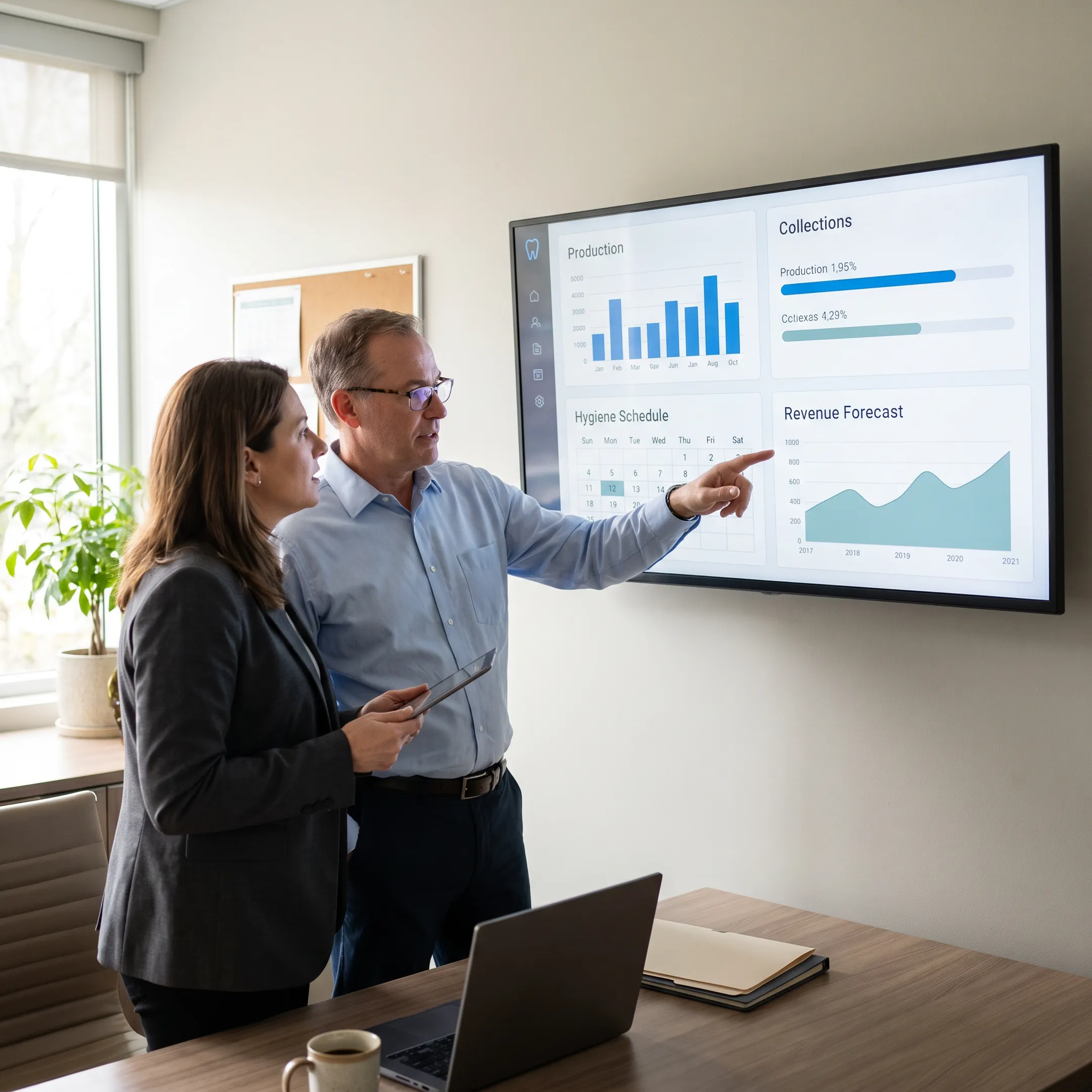 Production and Revenue Forecasting Dashboards for Dental Practices