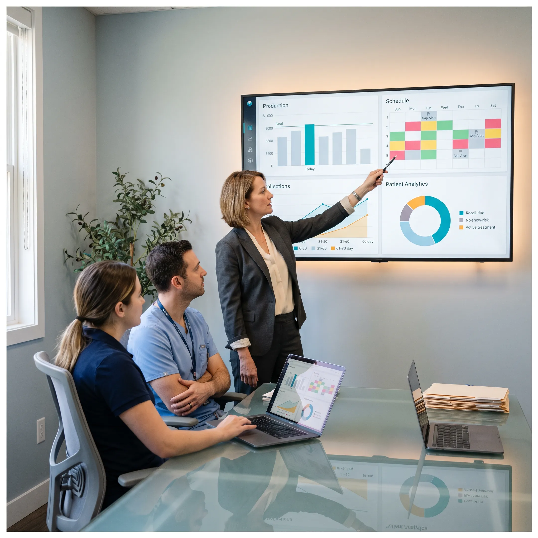 Real-Time Analytics on Demand for Dental Practices