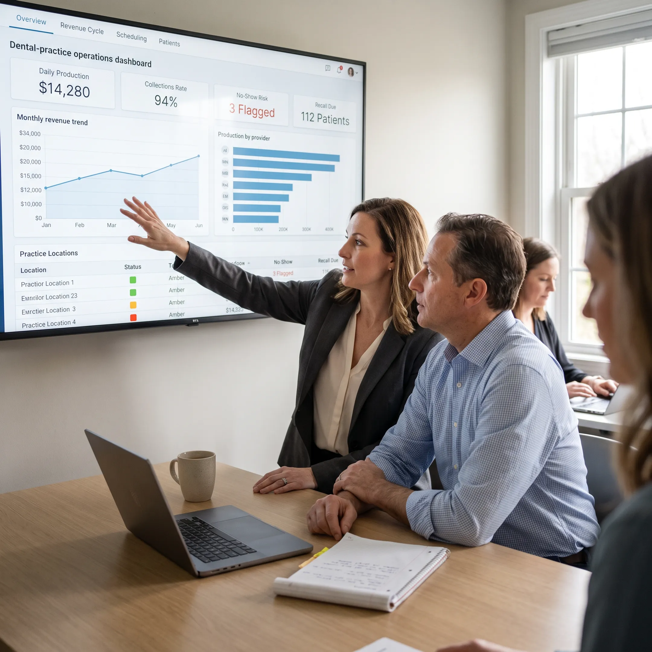 Business Reporting as a Service for Dental Practices