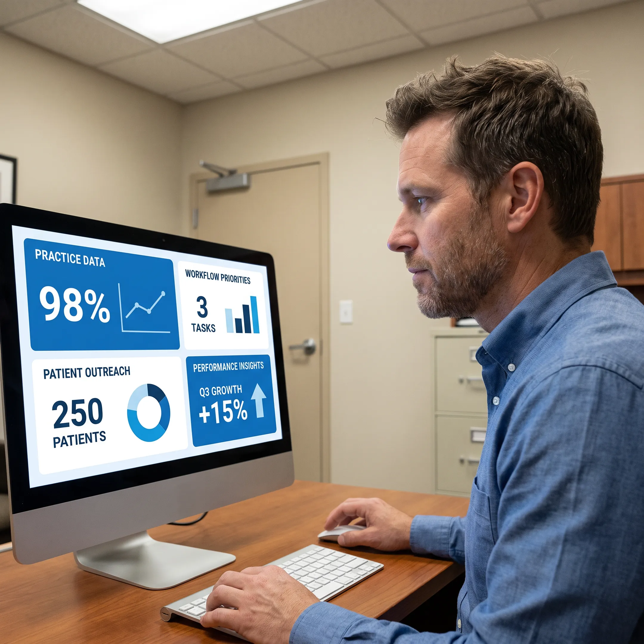 Dental operations leader using an intelligent workflow platform