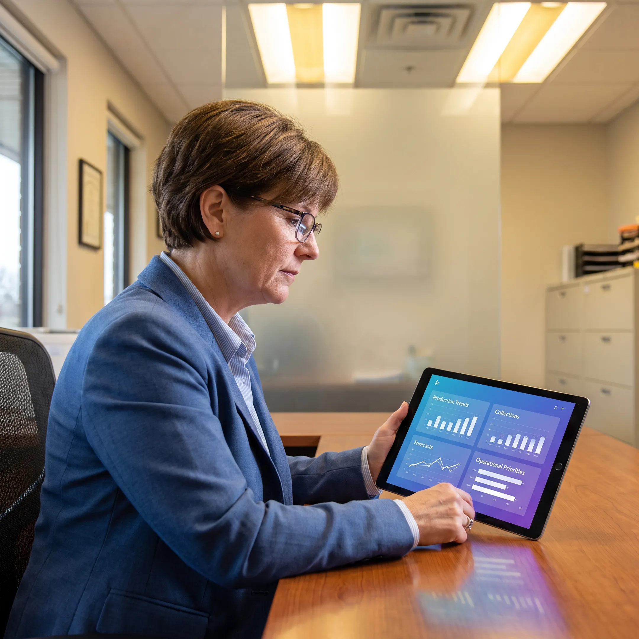 Dental manager using an integrated forecasting dashboard