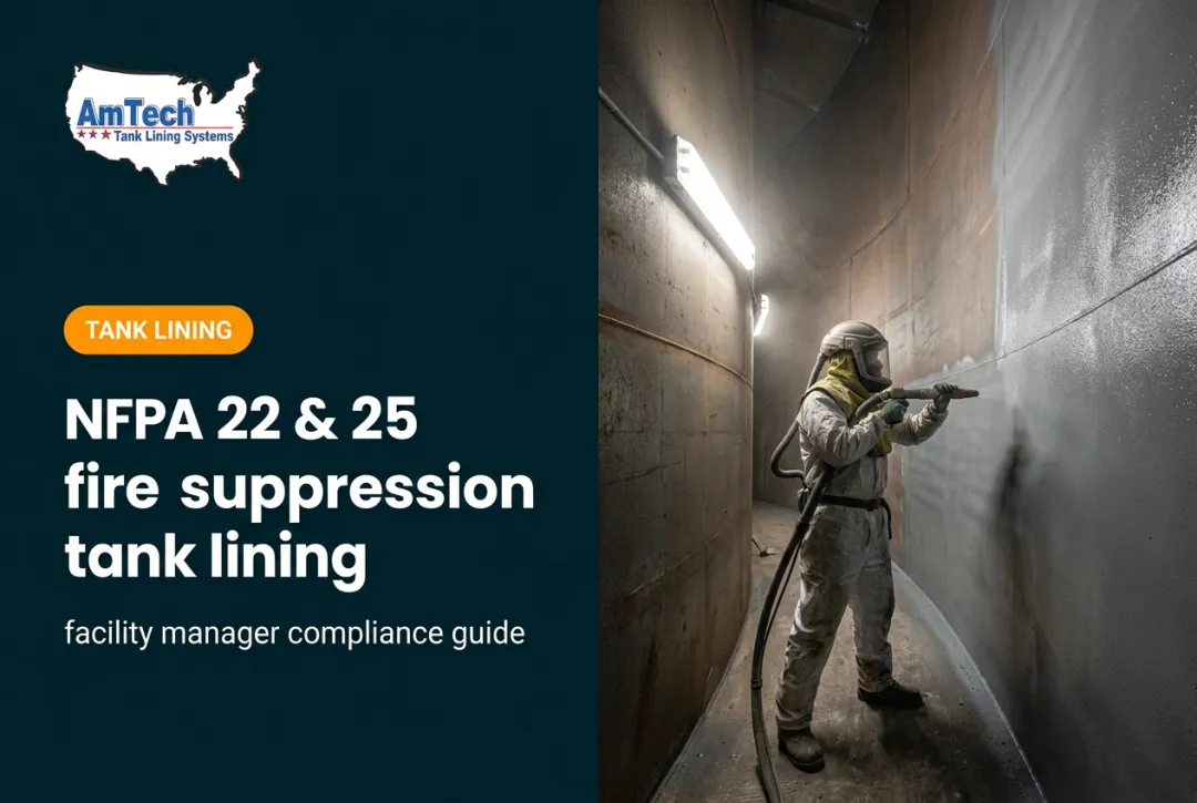 NFPA 22 & 25 fire suppression tank lining — facility manager compliance guide