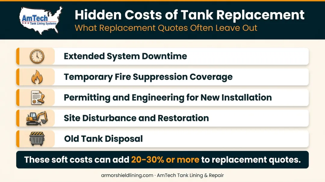Five hidden costs of fire suppression tank replacement adding 20 to 30 percent to quotes