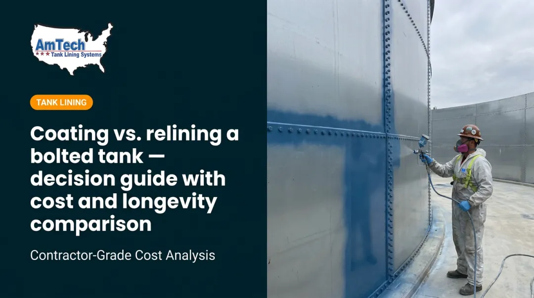 Coating vs. relining a bolted tank — decision guide with cost and longevity comparison
