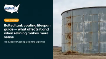 Bolted tank coating lifespan guide — what affects it and when relining makes more sense