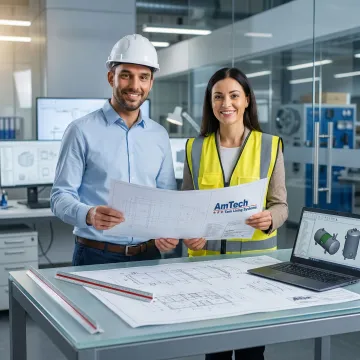 Engineering team planning specialized tank retrofit project