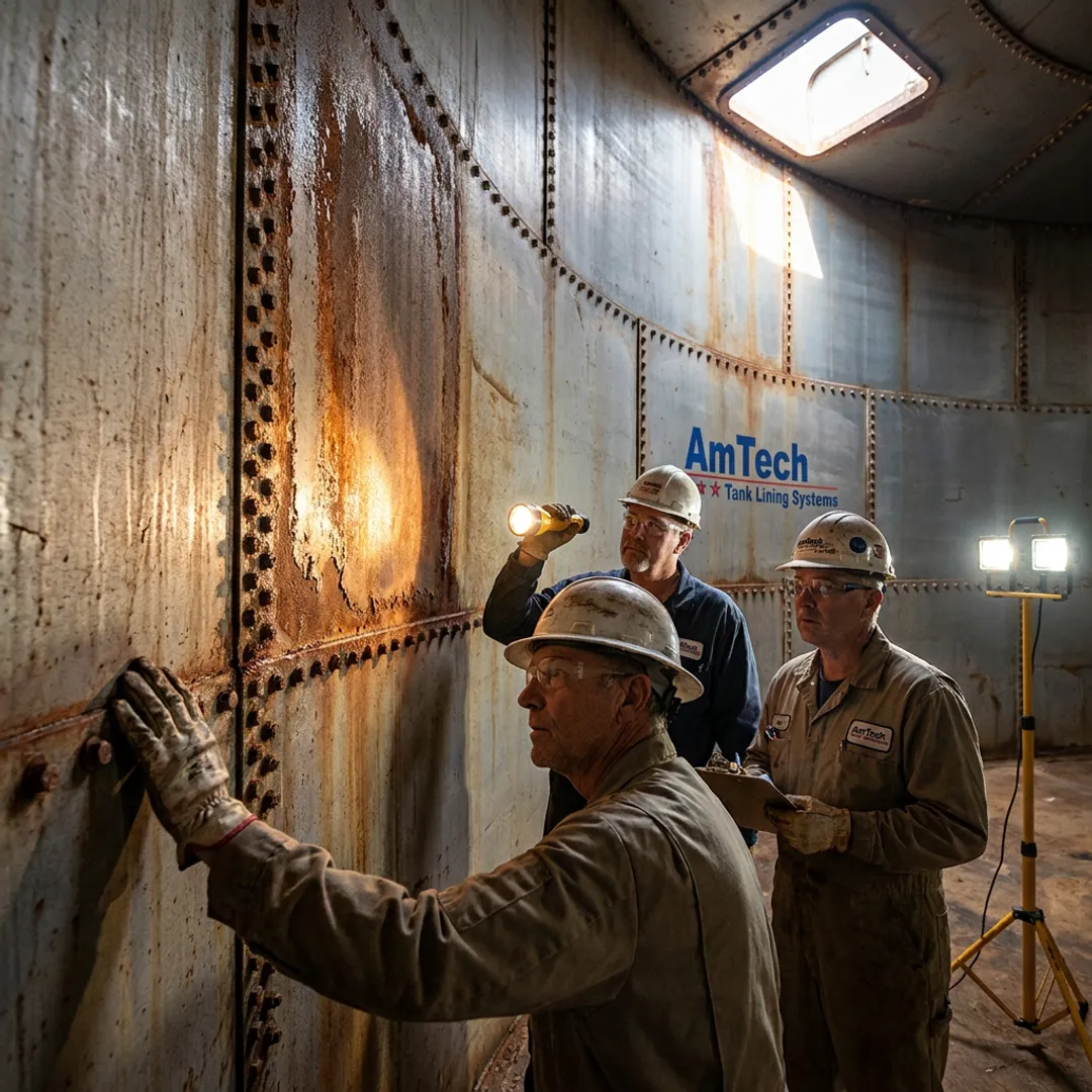 Relining service for bolted water storage tanks — cost vs. replacement