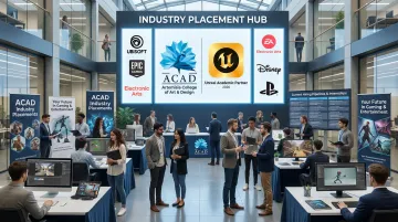 Artemisia College placement partnerships with leading gaming and entertainment studios