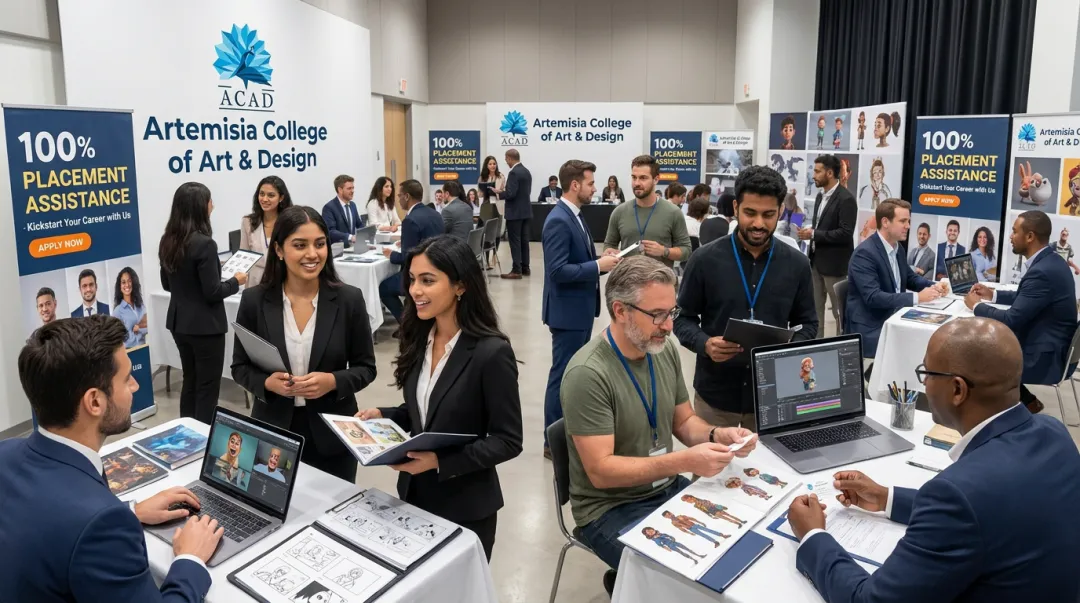 Artemisia College placement cell connecting students with global gaming studios