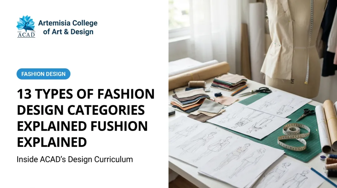 13 Types of Fashion Design Categories Explained