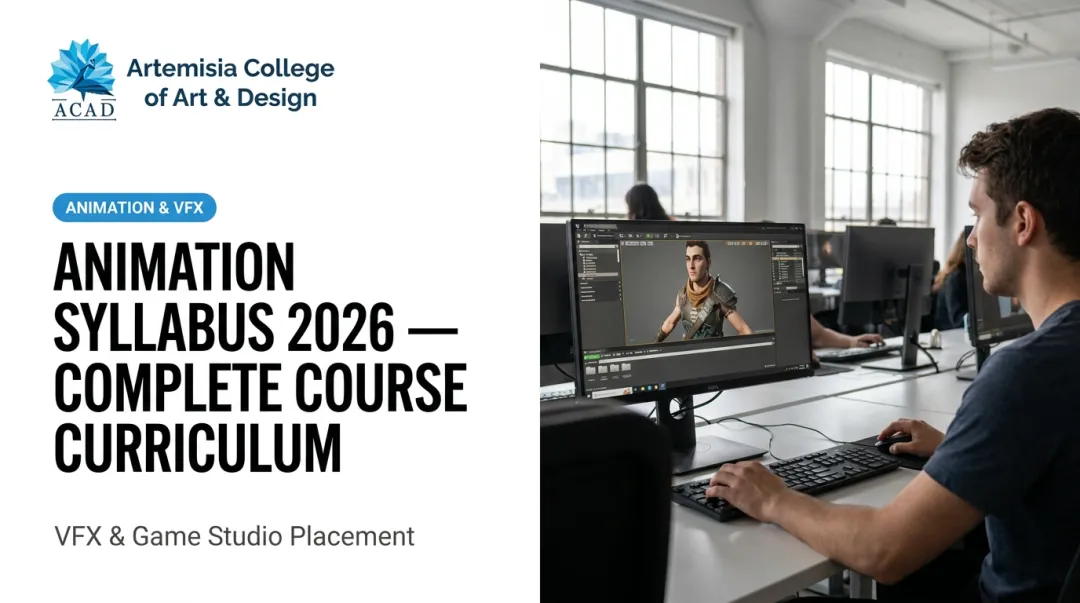 Animation Syllabus 2026 — Complete Course Curriculum