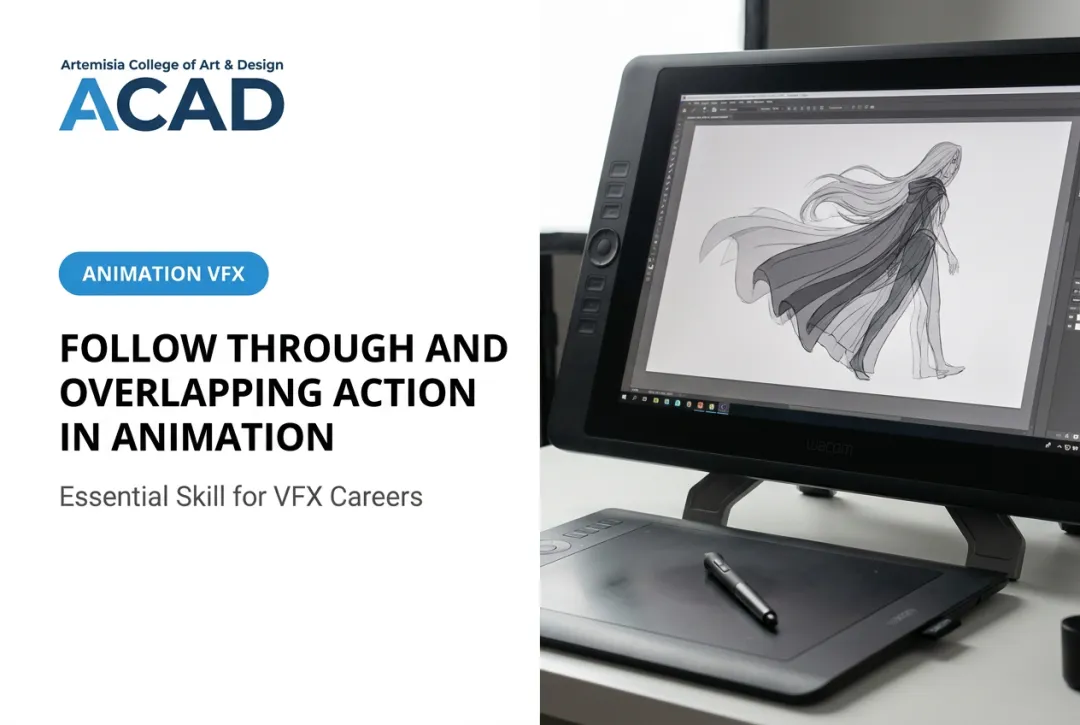 Follow Through and Overlapping Action in Animation