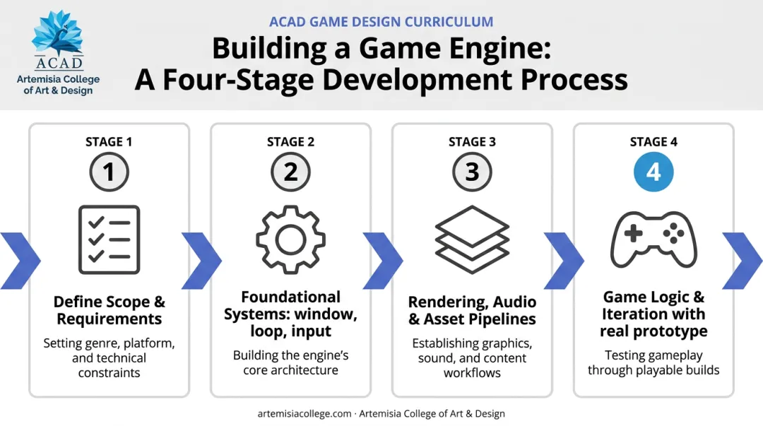 4-step process to build a custom game engine from scratch