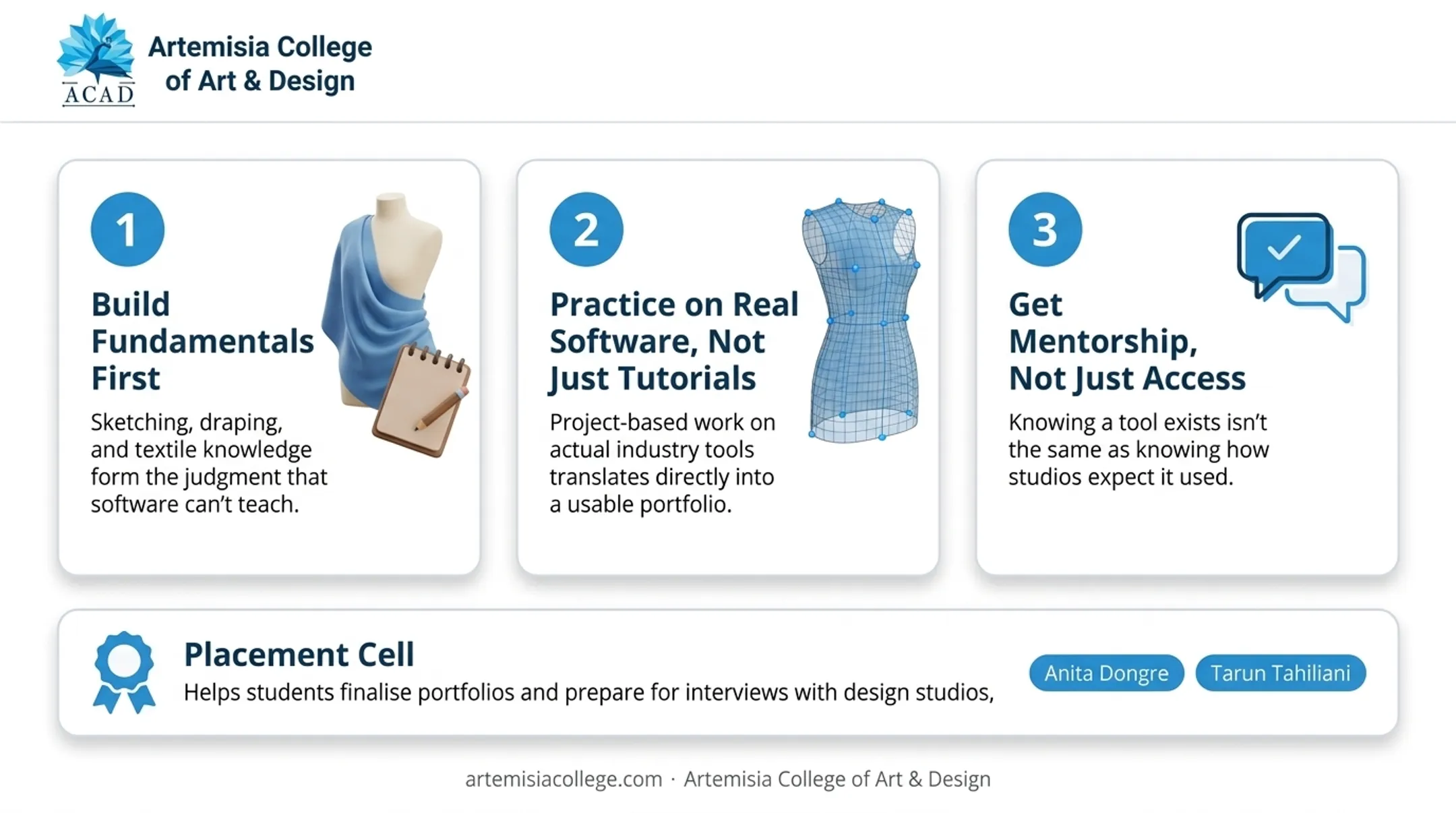 Three-step framework for building fashion design digital skills