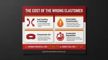 Wrong elastomer selection four failure modes costs and consequences in process industries