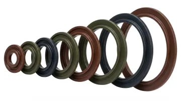 FKM Viton fluoroelastomer sanitary tri-clamp gaskets in various sizes displayed