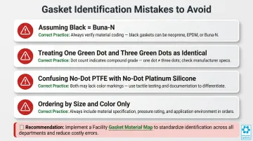 Four common sanitary gasket field identification mistakes and how to avoid them