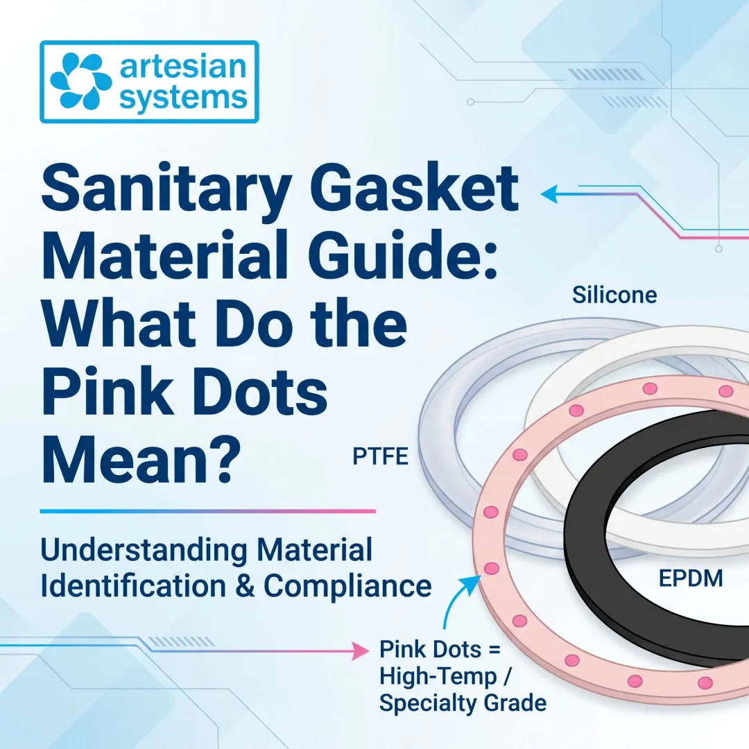 Sanitary Gasket Material Guide: What Do the Pink Dots Mean?