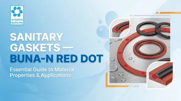 Sanitary Gaskets — BUNA-N Red Dot