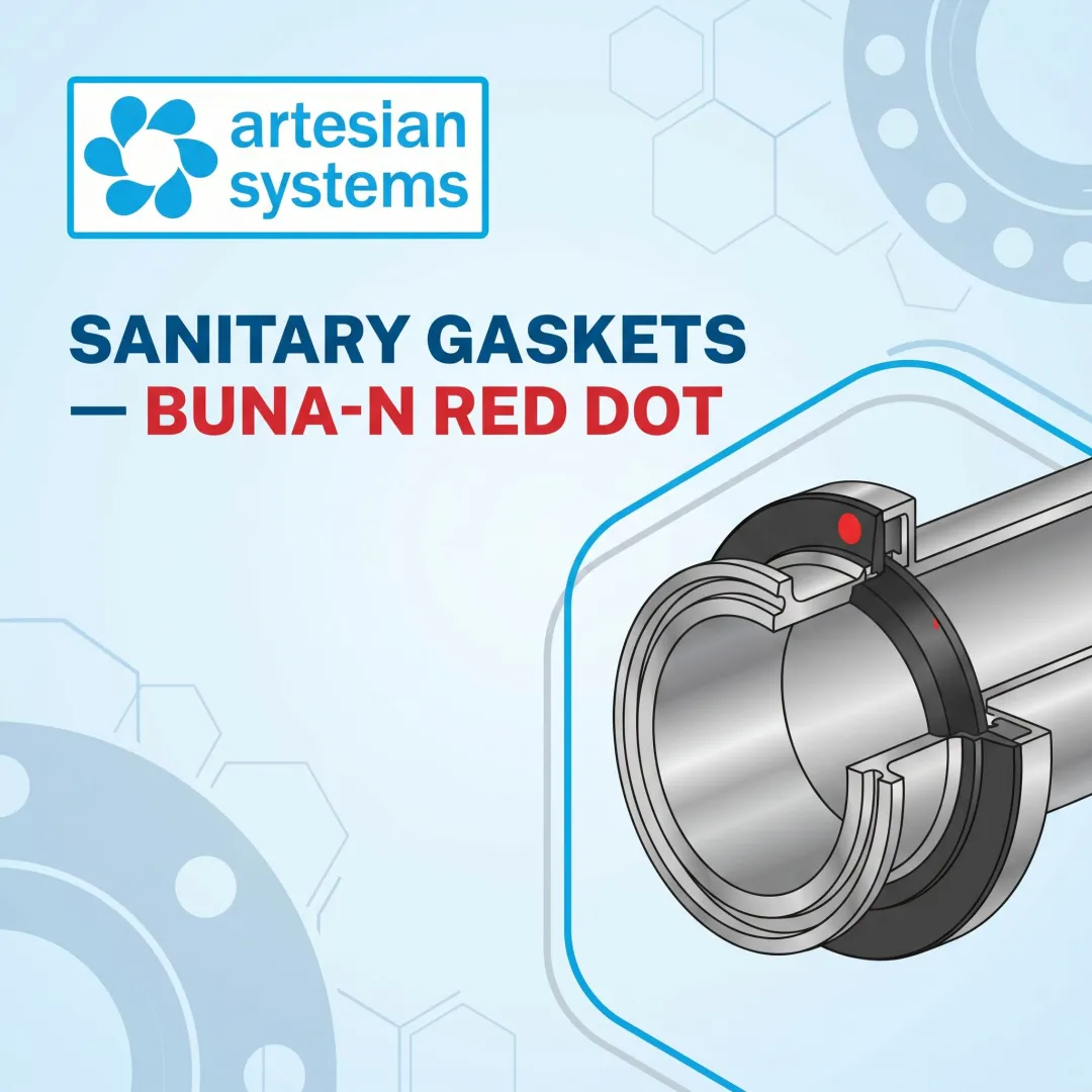 Sanitary Gaskets — BUNA-N Red Dot