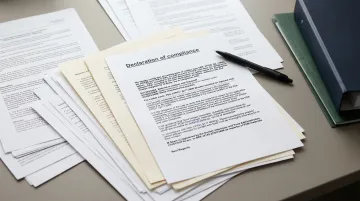 FDA 21 CFR food contact compliance certification documents and regulatory standards materials