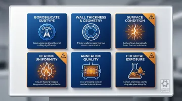 Six real-world factors affecting borosilicate glass thermal performance and operating limits