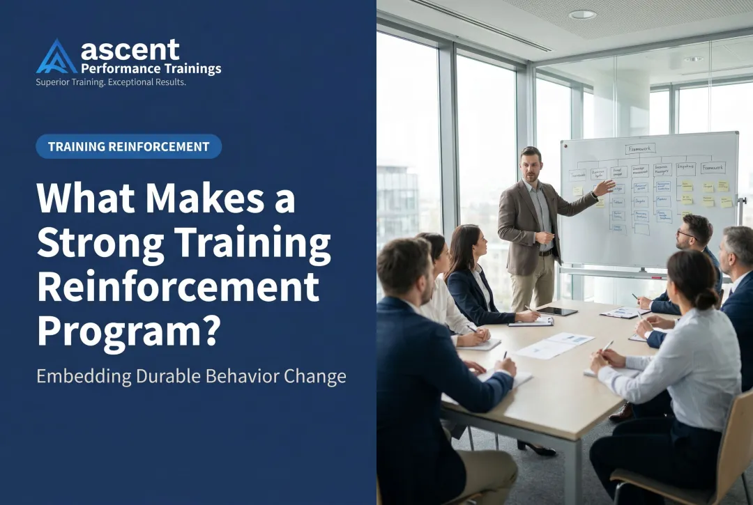 What Makes a Strong Training Reinforcement Program?