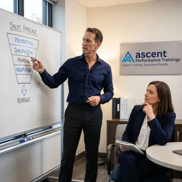 Executive sales coaching session