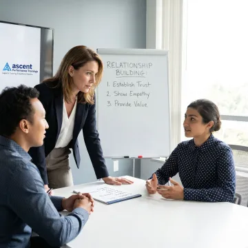 Sales coaching process session