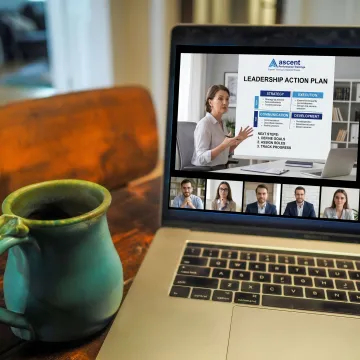 Online leadership coaching process