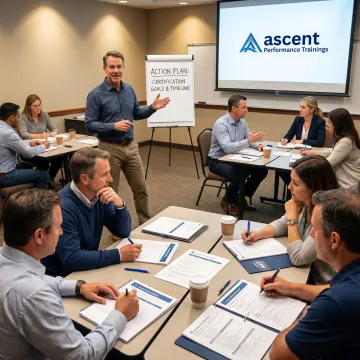 Leadership certification training process