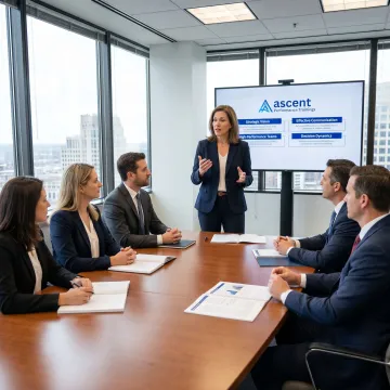 Executive leadership coaching session in Detroit