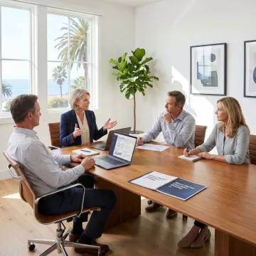 Executive leadership coaching session in Santa Barbara