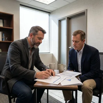 Executive coaching process with leadership planning