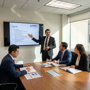Financial services leadership development workshop